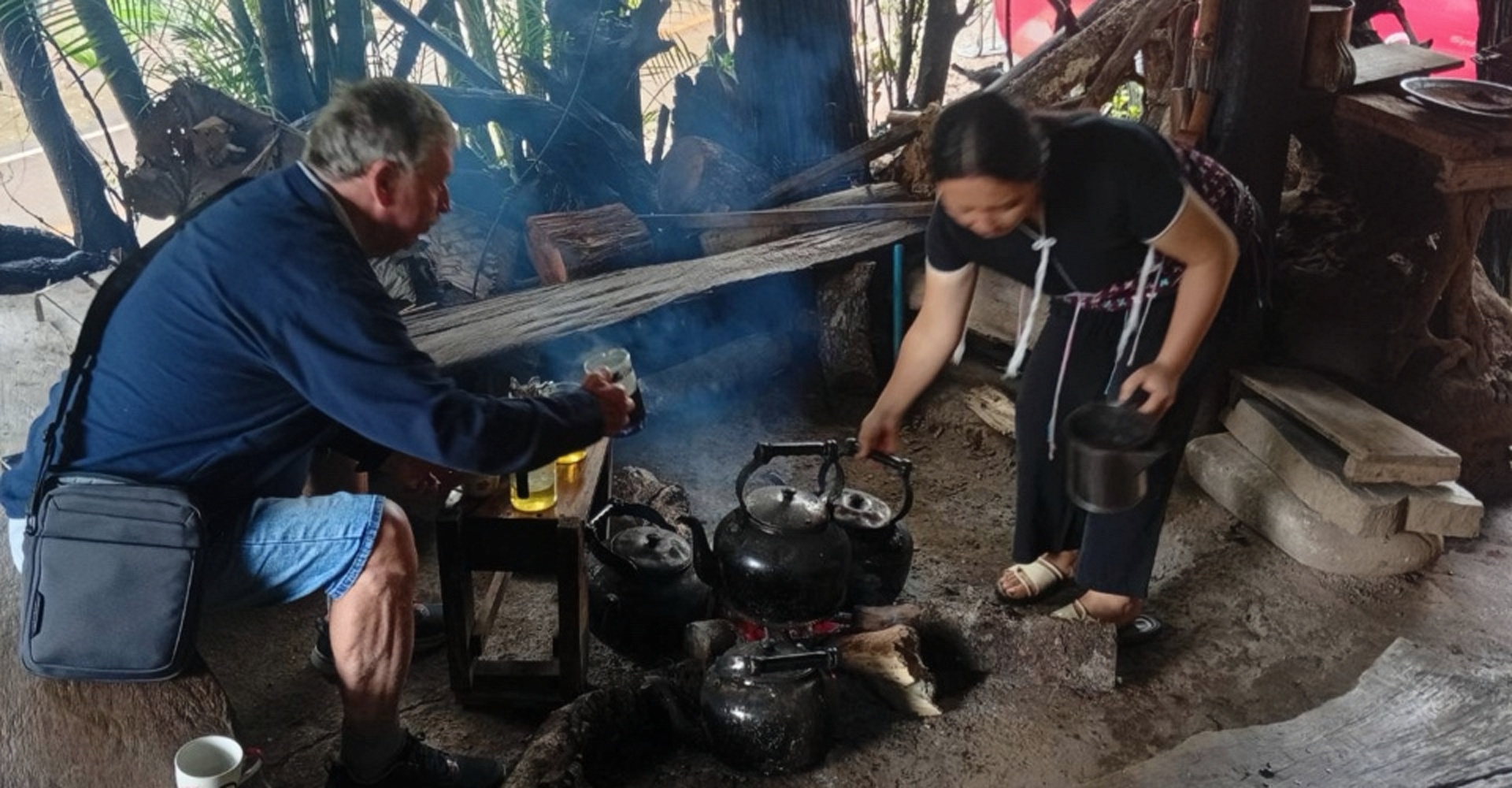 Hmong hill-tribe village